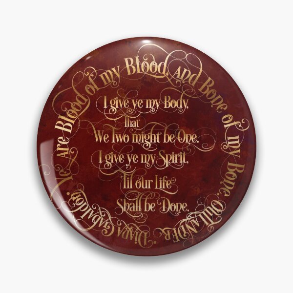 Item preview, Outlander Wedding Vows designed and sold by literarylifeco.