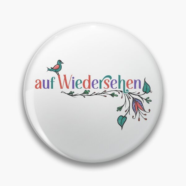 Item preview, auf Wiedersehen - German Folk Flowers designed and sold by The White Bat.