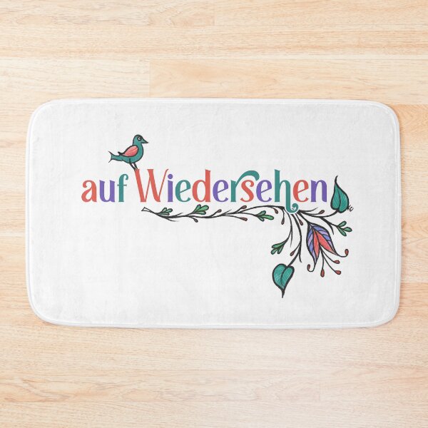 Item preview, auf Wiedersehen - German Folk Flowers designed and sold by The White Bat.