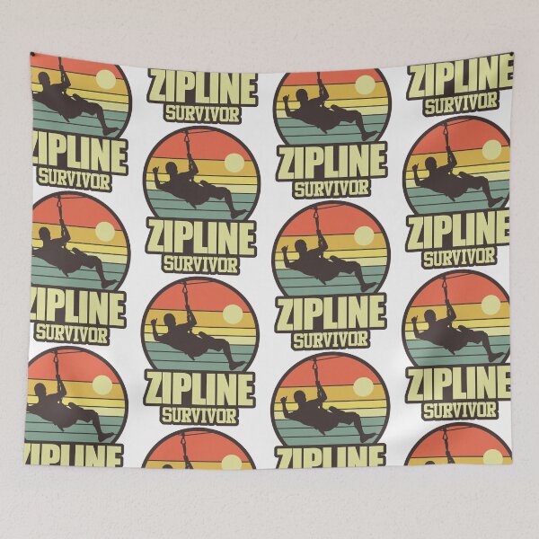 Item preview, Zipline Survivor | Aerial Runway Fun designed and sold by GravitiTees.