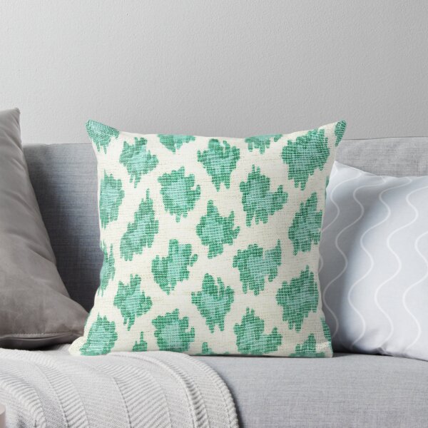 Item preview, Green Ikat Leopard designed and sold by corinthiabrooke.