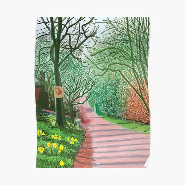 The Arrival of Spring in Woldgate Poster