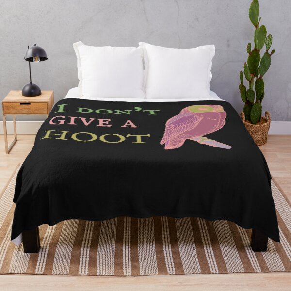 Item preview, I don't give a hoot vintage owl funny designed and sold by DesignsofNote.