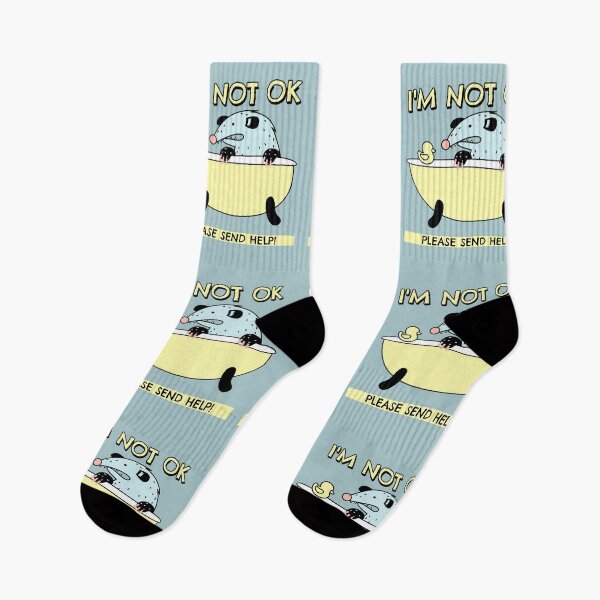 Item preview, I’m Not Ok Funny Possum in Bathroom Design designed and sold by boopsblunt.