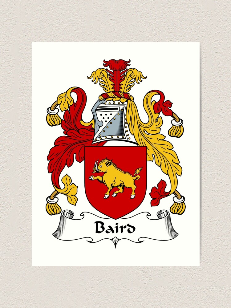 Clan Baird Scottish Family Shield Decal