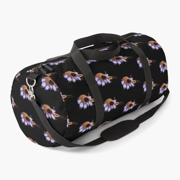 Item preview, Wren Skull with Chicory Flowers designed and sold by travelingwren.