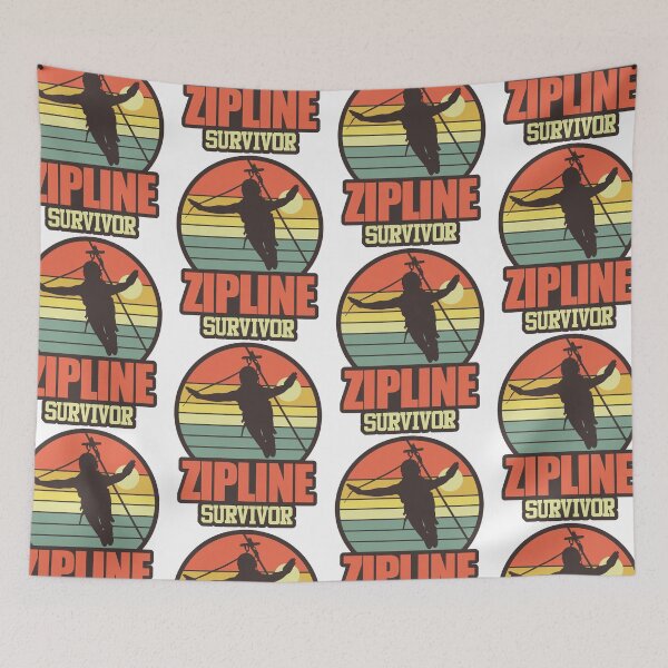 Item preview, Zipline Survivor | Nothing But Air designed and sold by GravitiTees.