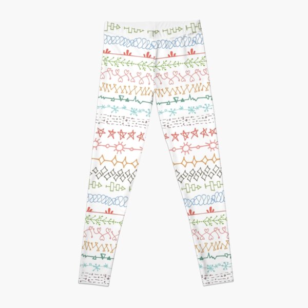Grundge DIY stripses pattern Leggings