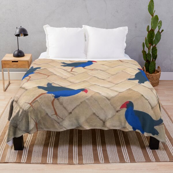 Item preview, Pukeko Bird on Flax Weave Kiwiana New Zealand designed and sold by BhARTi Taylor.
