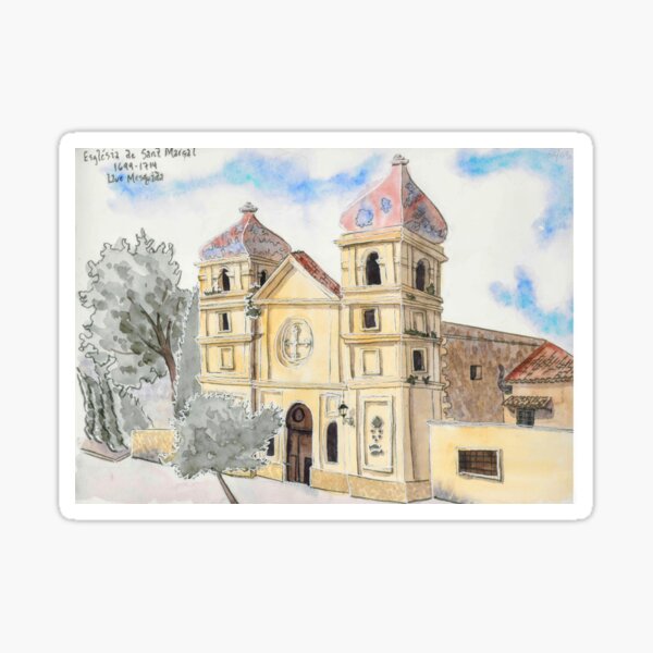 Item preview, Sa Cabaneta Church designed and sold by Sarah Bailey.