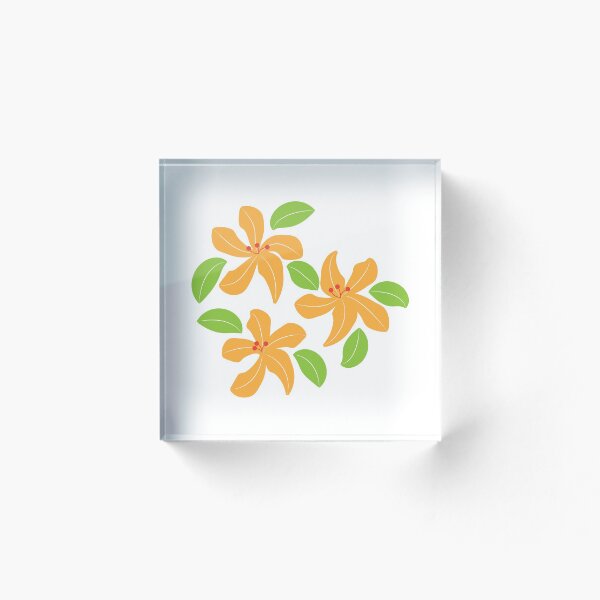 Aperçu de l'œuvre Triple fleur (jaune) créée et vendue par feivours.