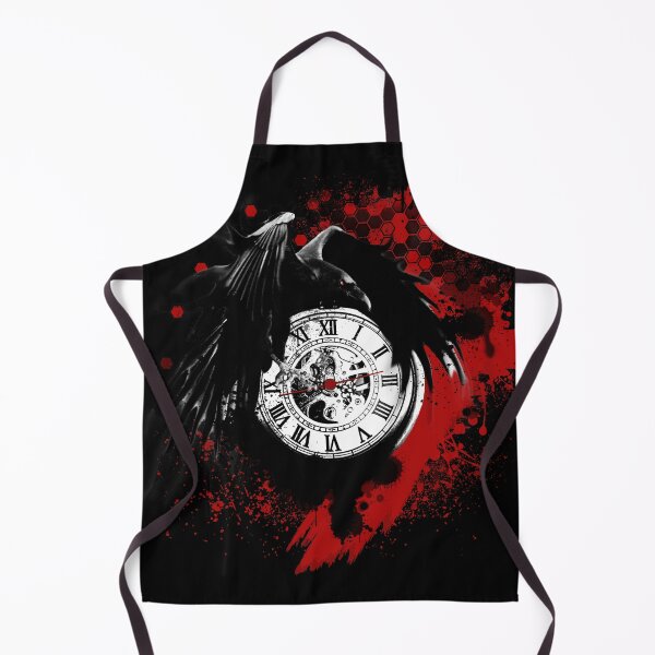 Item preview, Copy of Trash polka style raven and clock WHITE EDITION designed and sold by DarkDesign69.
