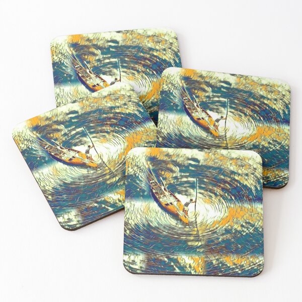 Item preview, Peaceful fisher man down the river designed and sold by Elxy.