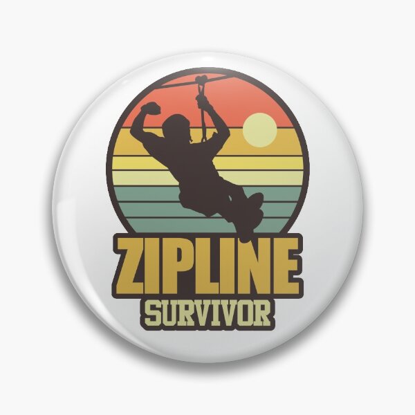 Item preview, Zipline Survivor | Sitting On Top Of The World designed and sold by GravitiTees.