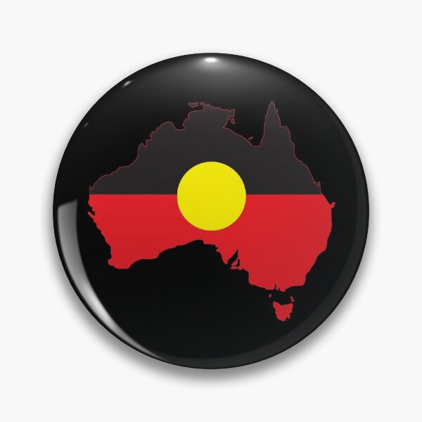Item preview, Aboriginal Flag In Australia Map #4 designed and sold by SalahBlt.
