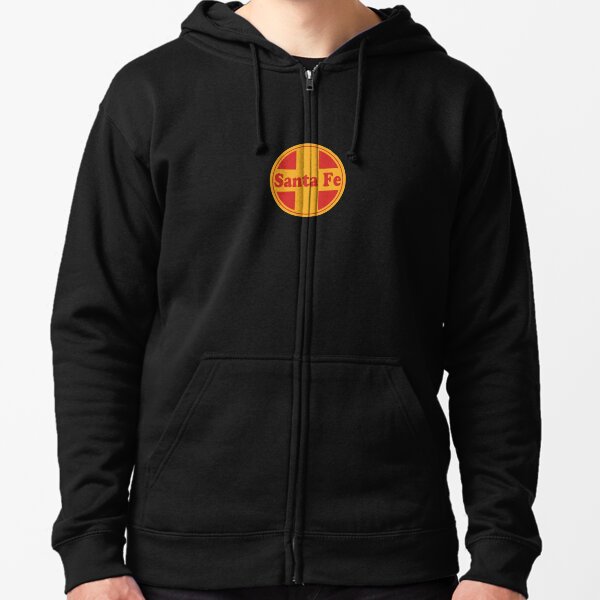 Witching Santa Fe Design Zipped Hoodie