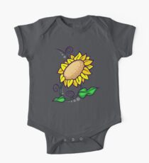 Sonnenblume Baby Body Kurzarm