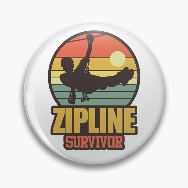 Item preview, Zipline Survivor | Thrill Ride Adventure Sport designed and sold by GravitiTees.