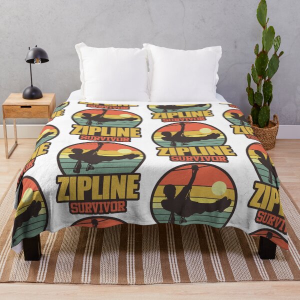 Item preview, Zipline Survivor | Thrill Ride Adventure Sport designed and sold by GravitiTees.