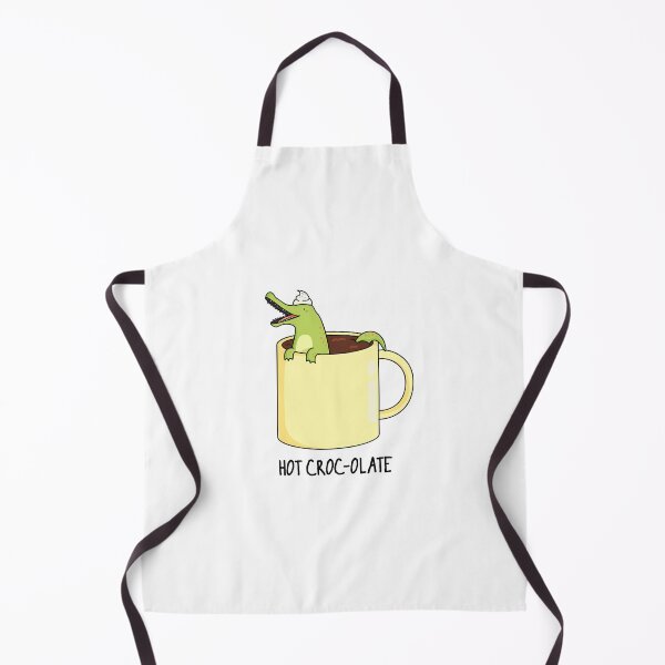 Item preview, Hot Croc-colate Funny Crocodile Puns designed and sold by punnybone.