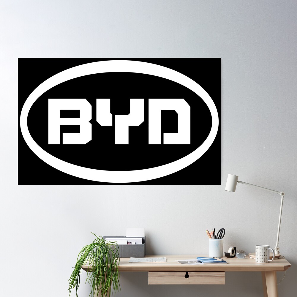 BYD logo 3D Model in Parts of auto 3DExport