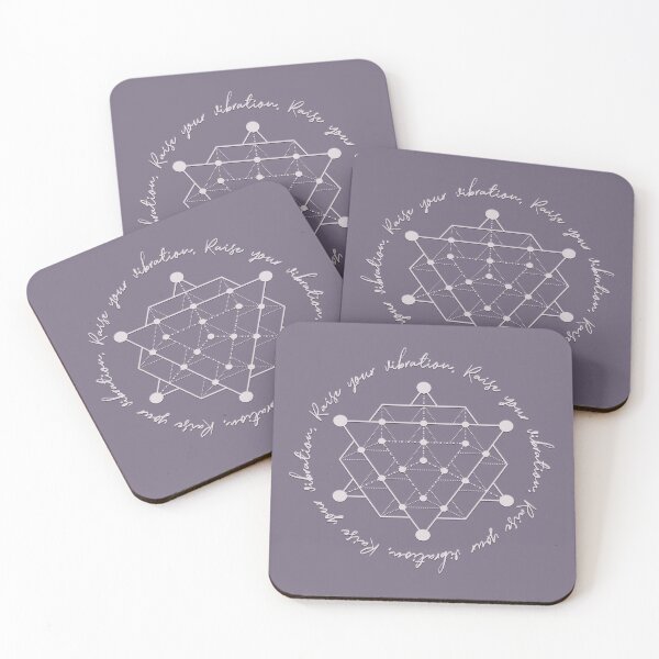 Item preview, Raise Your Vibration with the Merkaba (Lavender Gray and Dark Purple) designed and sold by squishyrainbow.