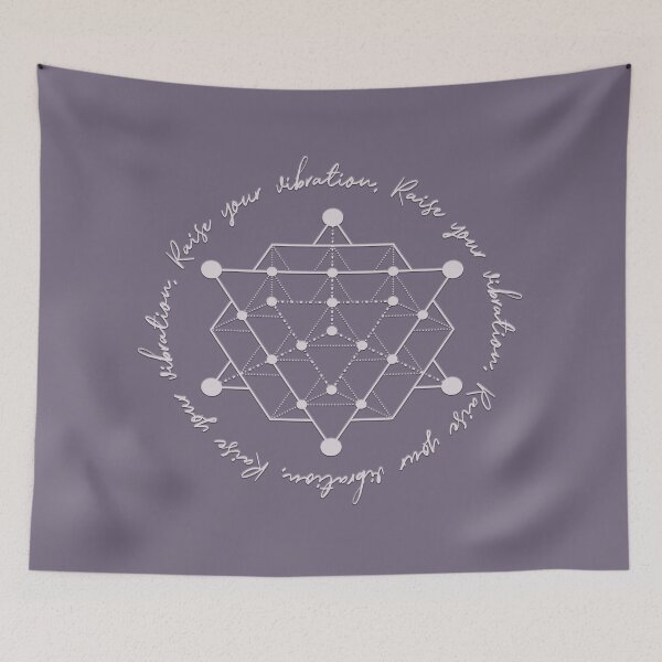 Item preview, Raise Your Vibration with the Merkaba (Lavender Gray and Dark Purple) designed and sold by squishyrainbow.