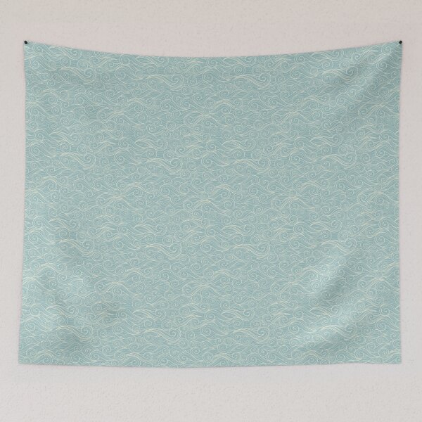Item preview, Hand Drawn Ocean Waves designed and sold by fahadabu.