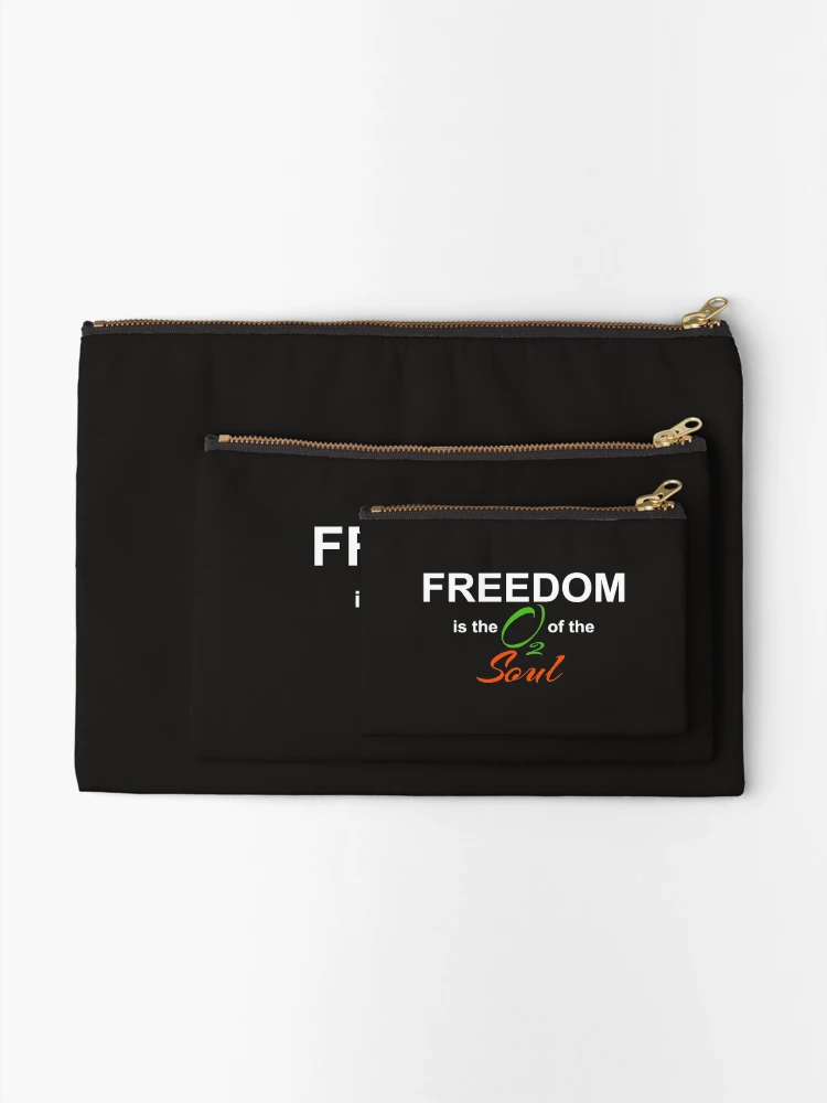 Thumbnail 2 of 4, Zipper Pouch, Freedom O2 designed and sold by IDEZIGN2017.