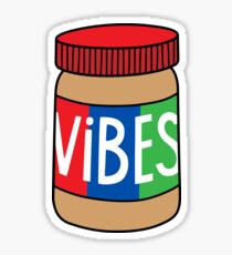 Peanut Butter Vibes Sticker