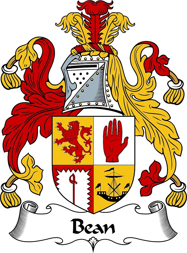 "Bean Coat of Arms / Bean Family Crest" by ScotlandForever Redbubble