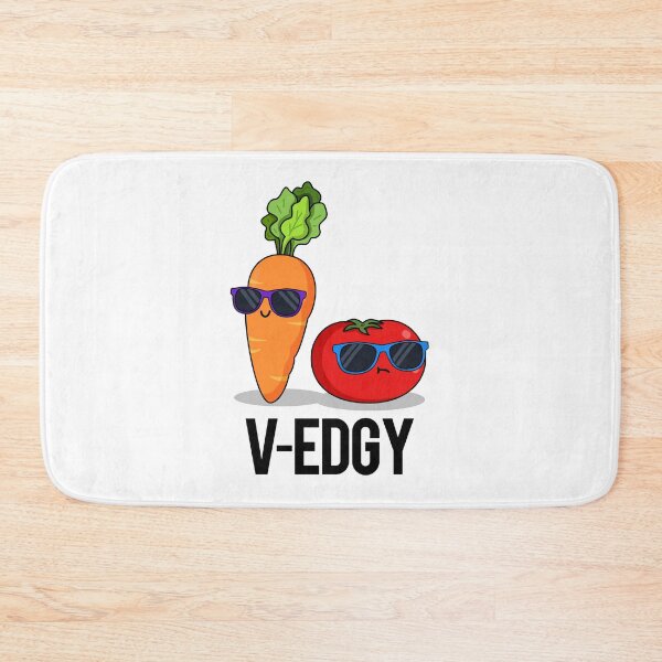 Item preview, V-Edgy Funny Veggie Puns  designed and sold by punnybone.