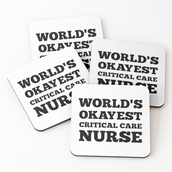 Item preview, World's Okayest Critical Care Nurse designed and sold by kickwear-com.