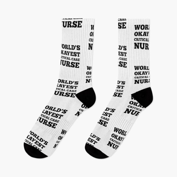 Item preview, World's Okayest Critical Care Nurse designed and sold by kickwear-com.