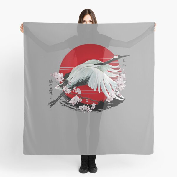 Tucher Japanischer Kranich Redbubble