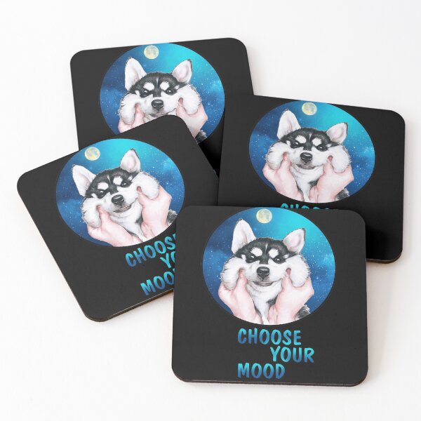 Item preview, Choose your mood (smile husky) designed and sold by josephfanous.