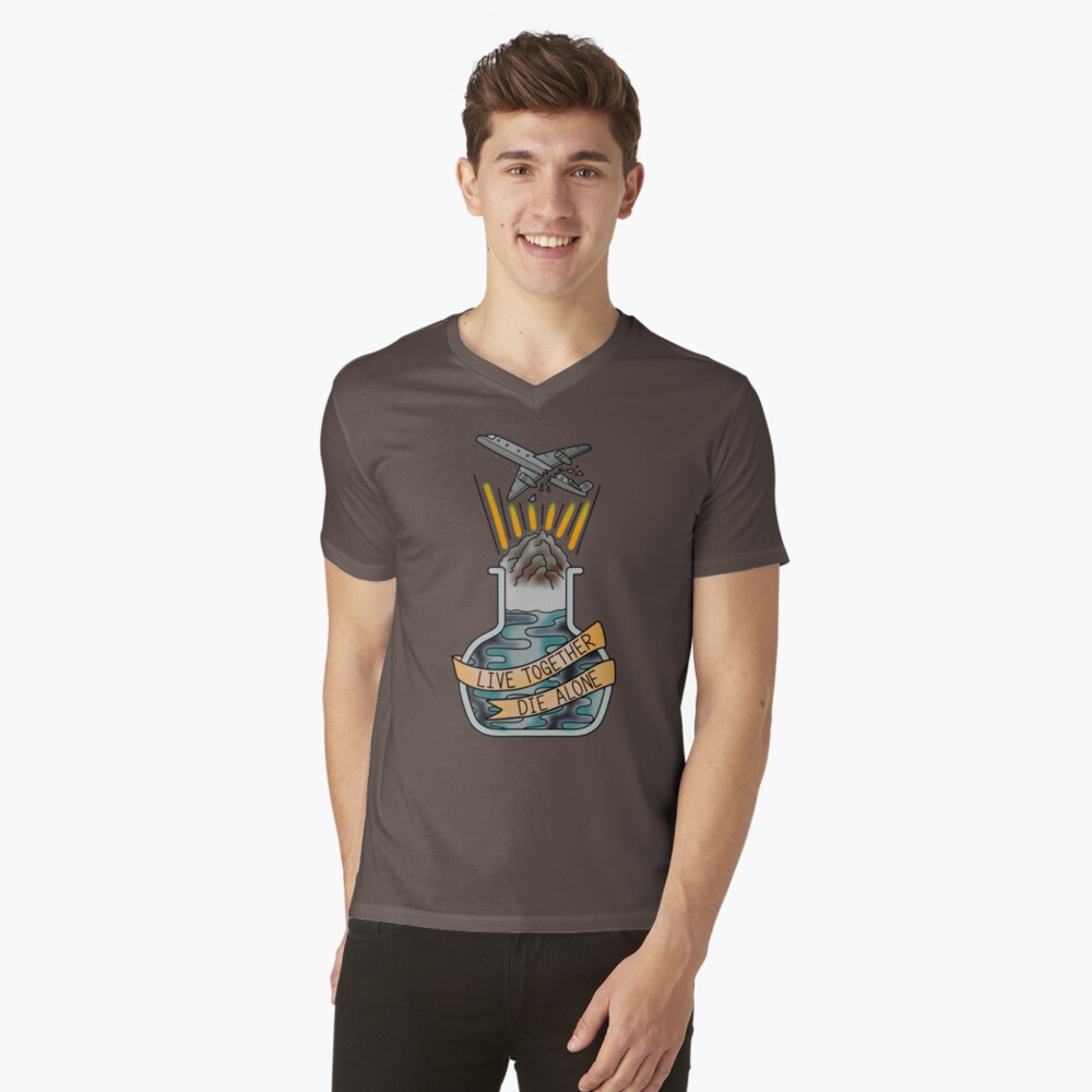 Item preview, V-Neck T-Shirt designed and sold by halfabubble.