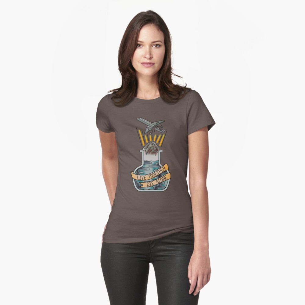 Item preview, Fitted T-Shirt designed and sold by halfabubble.