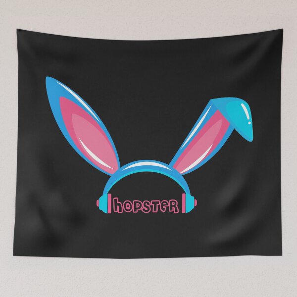 Item preview, hopster - hipster - easter bunny ear designed and sold by Ashi17.