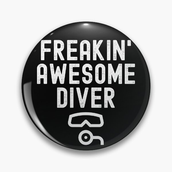 Item preview, Freakin' Awesome Diver designed and sold by StudioAquaLumos.