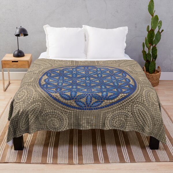 Item preview, Flower of Life Mosaic Tile Ornament N2 designed and sold by k9printart.