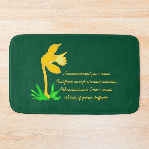 Item preview, William Wordsworth Bright Daffodils designed and sold by DesignsofNote.