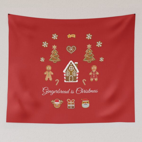 Item preview, Gingerbread Is Christmas Festive design designed and sold by Imemewell.