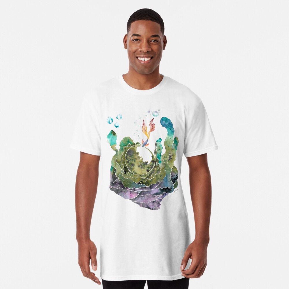 Vista previa del artículo con la obra «Camiseta larga», diseñado y vendido por Mistybosk.