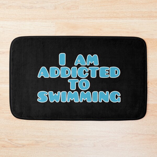Item preview, I am addicted to swimming, zwemmen, swim, zwem designed and sold by Zwembad Vergelijker.