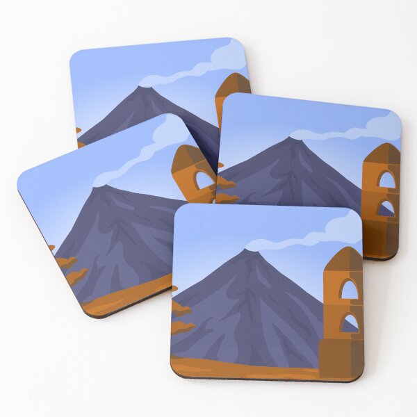 Item preview, Volcano and the Bell Tower designed and sold by benznest.