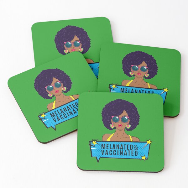 Item preview, Melanated and Vaccinated designed and sold by ModkMerch.