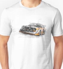 Rally Car Illustration Unisex T-Shirt