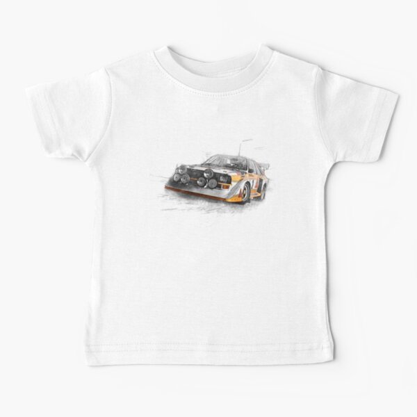 Illustration de voiture de rallye T-shirt bébé