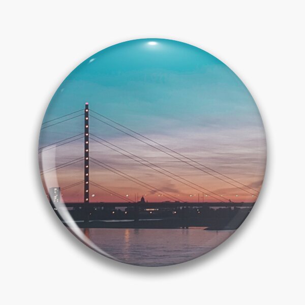 Item preview, Düsseldorf Rhine River Sunset designed and sold by HappyMarlen.